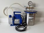 VP1RS-0.5 Vacuum Pump And VC1621S Vacuum Degassing Chamber, For silicone, resin