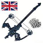 Archery Launcher Compound Bow Set 45lbs Shooting Steel Balls Rapid Bow Hunting
