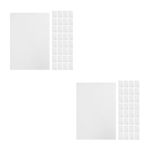 200Pcs Dotting Paint Cover Sheets Durable Non-Stick White Protection Paper
