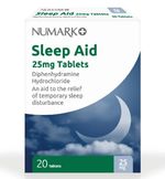 Numark Sleep Aid 25mg - Nytol and Galpharm Alternative - 20 Tablets