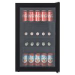 Cookology Under Counter Drinks Fridge 47cm Beer Cooler 80 Cans - Black CBC70BK