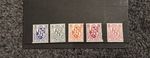 GB Herm Island 1954 QEII Crest Definitives set of 5 Mint MHN STAMP