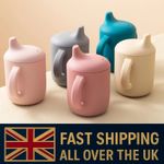 1Pc Sippy Cup Leak Proof BPA Free Silicone Cup Double Handle Portable Water