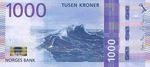 Norway, 1000 Kroner, 2019, P-57, UNC