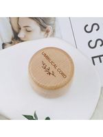 Wooden Baby Fetal Hair Umbilical Cord Memorial Box Carved Memorial  Baby Box