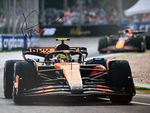 Lando Norris Hand Signed McLaren Car Shot Champion 16x12 Photo COA + PSA QO CARD