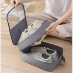 Shoe Storage Bag Washable Diagonal Design for Travel Multiple Pairs