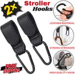 Pram Clips | Universal Baby Buggy Pushchair Stroller Shopping Bags Hook Straps