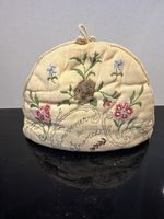vintage French embroidered tea cosy Silk Beaded Afternoon Tea