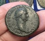 Domitian AE As Rome mint 84 AD Altar reverse VA 107 Enhanced Security Measures