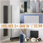 Designer Horizontal Vertical Flat Panel Oval Column Radiator Central Heating Rad