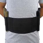 Tactaical Concealed Breathable Belly Band Pistol Gun Holster for Right Left Hand