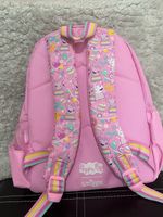 Smiggle Peppa Pig Pink Small Girls Backpack Zip Bottle Pocket Polyester