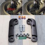 Black Adapter increasing turn angles about 25% E46 drift lock kit For BMW M3