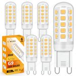 G9 LED Bulb 3W 400lm Warm/Natural/Cold White High Energy Saving D Bulb 6/12 Pack