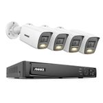 ANNKE 12MP Color CCTV Security System POE IP Camera Audio Mic 8CH H.265+ NVR Kit