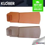 Klober Uni-Click Dry Verge Units Available In Left & Right Hand Brown Terracotta