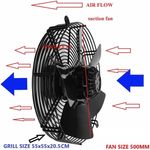 Axial Fan Motor Condenser Evaporator  Commercial  500mm Suction,500S-G