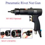 M3-M12 M5 M6 Pneumatic Rivet Gun Air Rivets Nut Gun Pull Setter Self Locking New