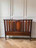An Antique Mahogany Inlaid Edwardian Headboard ~Delivery Available~
