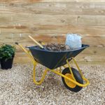 Neo Wheelbarrow Heavy Duty Garden 110L 150kg Durable Plastic Green Tray Barrow