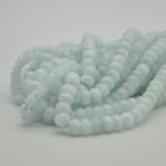 Blue Moonstone Gemstone Disc Beads - 6mm, 8mm, 15",  for Jewellery Making