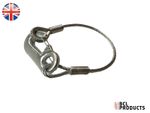 Secondary Coupling Safety Cable For Unbraked Trailer 500mm - Trailer Cable 