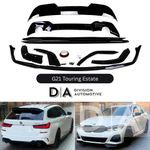 GLOSS BLACK BODY KIT FOR BMW 3 SERIES G21 ESTATE SPLITTER DIFFUSER SPOILER SKIRT