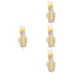 4Pcs Breathable Cotton Parrot Diapers with Colorful Fruit Pattern for Decor