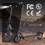 350W Foldable Electric Scooter 30KM 25KM/H Adult w/App Off Road E-Scooter Black