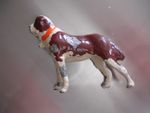 Vintage Lead Painted St.Bernard Dog