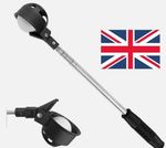 2m Telescopic Pocket Golf Ball Pick-Up Compact Retriever Automatic Lock Scoop