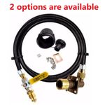 LPG Gas Bottle Filling Adaptor Set UK Bayonet Filling Point & Pol Swivel Adapter