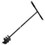 FENCE POST HOLE AUGER STEEL 5" 127MM MANUAL HAND EARTH GROUND DIGGER BORER