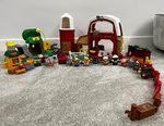 Little People Farm/Barn Playset Bundle w/ Figures, Animals, Tractor & Track