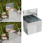Large Galvanised Feed Bins With 1/2/3 Compartments Horse Chicken Dog Cat Storage