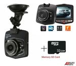 Mini FHD Dash Cam Video Recorder DVR Camera Motion Detection Sensor 32 GB Card