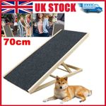 Adjustable Heights Pet Dog Ramp Foldable Stairs Non-Slip Ramps for Car Bed Sofa