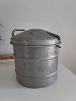 Vintage Bristol Corporation BC Aluminium Pig Swill Bin WWII Era Food Waste Bin