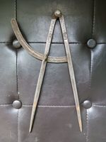 ​Rare Peter Stubs Antique Wing Compass Dividers 10.5"  "P S" Hand Forged  c.1790