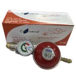 PROPANE GAS BOTTLE CYLINDER LPG REGULATOR UK POL WITH BUILT IN PRESSURE GAUGE x1