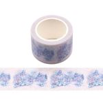 2 x 3m Christmas Tree Theme + Snow Non Shed Iridescent Glitter Washi Tape 30mm W