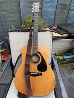 Yamaha FG-411 Electro Acoustic Converted LC5 EQTuner Bone Nut & Saddle Setup Bag