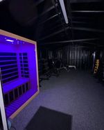 2026 FUSION SAUNA V2 TWIN 2 PERSON INDOOR INFRARED PERFORMANCE SAUNA  1200MM