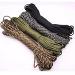 550 Paracord 5-30M 4mm 7-Core Survival Rope Camping Hiking Outdoor Accessories