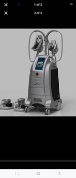 REEZFATS Fat Freezing Cryolipolysis Trolley Machine w/ Applicators Handpieces