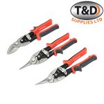 Aviation Snips Set 3pcs