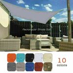 Waterproof Sun Shade Sail Outdoor Garden Patio Awning Canopy Patio Cover 3x4m/5m