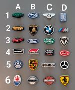 Car Emblem Style Shoe Charms - Vehicle Badge Clog Accessories (24 Variations)