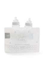 Pure Baby Bottle Steriliser Bags 5 X Bags Reusable BPA Free Unboxed 